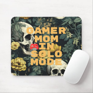 Tapis De Souris Conception de jeu en mode solo pour maman joueuse