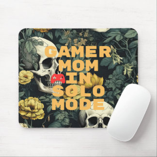 Tapis De Souris Conception de jeu en mode solo pour maman joueuse