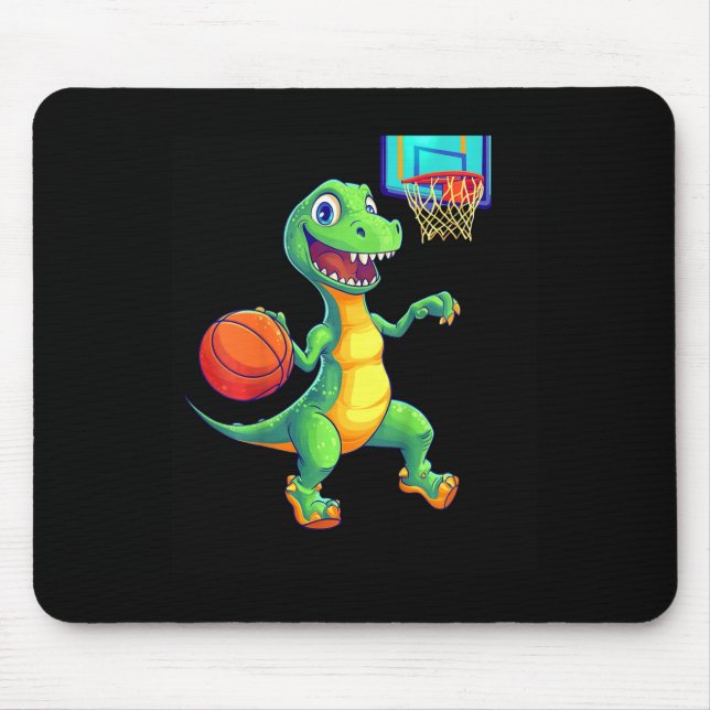Tapis De Souris Conception de joueur de squelette de dinosaure lud (Devant)