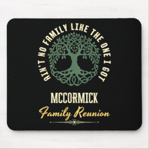 Tapis De Souris Conception de jumelage Reunion Familiale 2025 - Mc