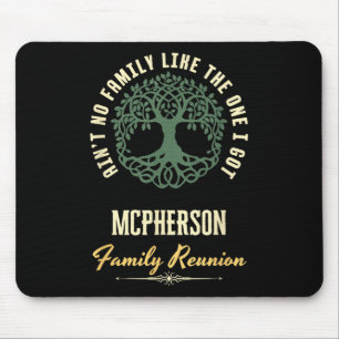 Tapis De Souris Conception de jumelage Reunion familiale 2025 - Mc