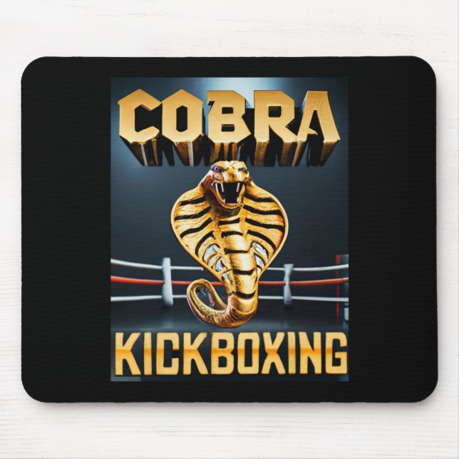 Tapis De Souris Conception de kickboxing Cobra par Don Castillo  (Devant)