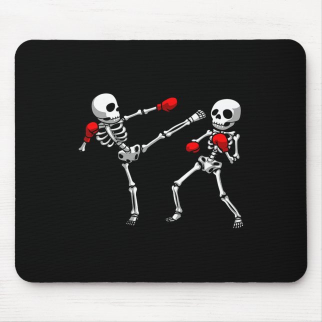 Tapis De Souris Conception de kickboxing cool pour hommes femmes k (Devant)