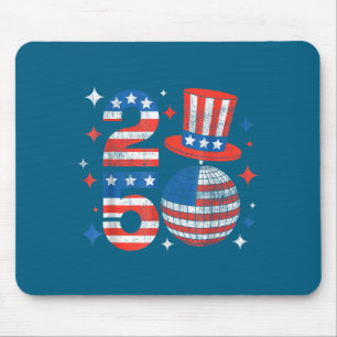 Tapis De Souris Conception de la célébration du 4 juillet aux État