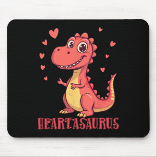 Tapis De Souris Conception de la Saint-Valentin du dinosaure migno