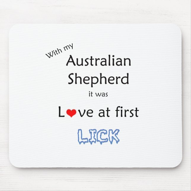 Tapis De Souris Conception de Lick Shepherd australien (Devant)