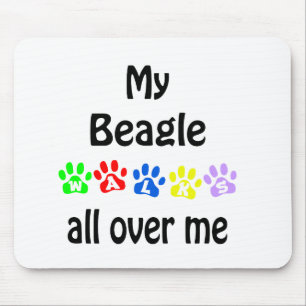 Tapis De Souris Conception de marches beagles