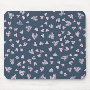 Tapis De Souris Conception de Motif de coeur dessinée à la main