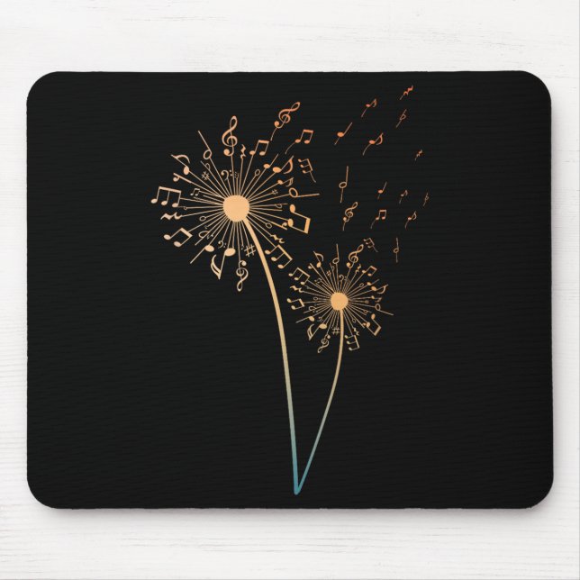 Tapis De Souris Conception de notes musicales pour hommes femmes p (Devant)