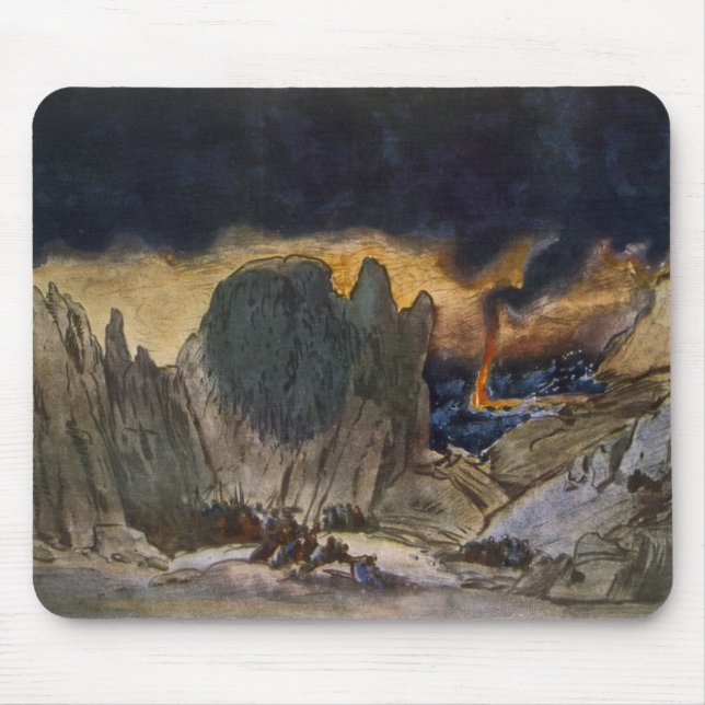Tapis De Souris Conception de paysage de Phedre, 1917 (litho de (Devant)