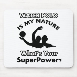 Tapis De Souris conception de polo d'eau