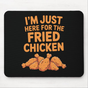 Tapis De Souris Conception de poulet frit drôle pour hommes femmes