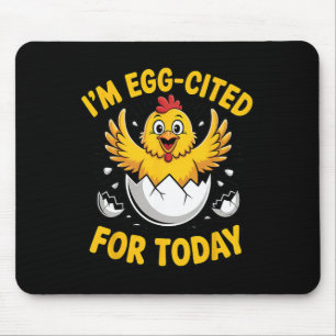 Tapis De Souris Conception de poussins Amoureux de poulets Œuf-cit