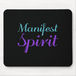 Tapis De Souris Conception de prévention de l'esprit manifeste