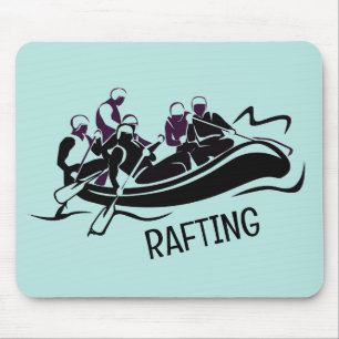 Tapis De Souris Conception de Rafting en eau blanche