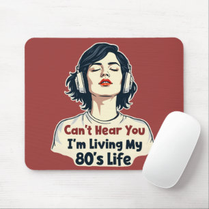 Tapis De Souris Conception de rappel de musique nostalgique rétro
