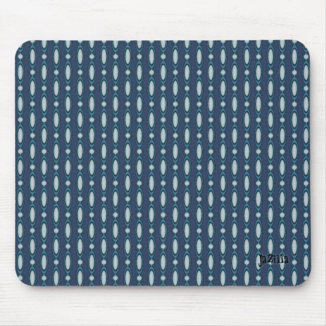 Tapis De Souris Conception de rideau à perles floues (Devant)