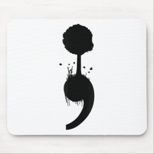 Tapis De Souris Conception de sensibilisation à la santé mentale S