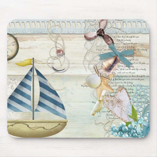 Tapis De Souris Conception de série nautique 5 (Devant)