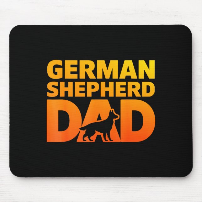 Tapis De Souris Conception de Shepherd allemand cool pour les homm (Devant)