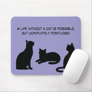 Tapis De Souris Conception de silhouettes de jolis animaux de comp
