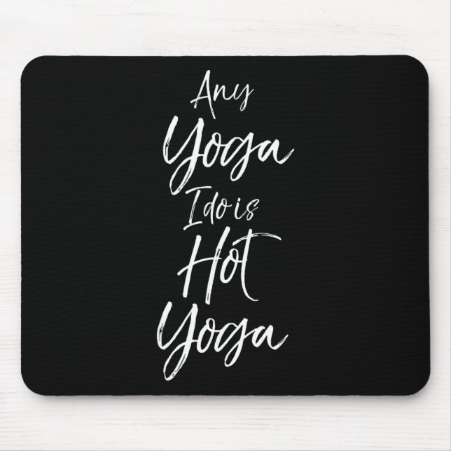 Tapis De Souris Conception de studio de fitness pour femmes en yog (Devant)