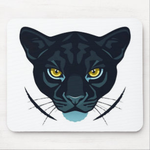 Tapis De Souris Conception de style de rue Black Puma