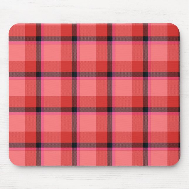 Tapis De Souris Conception de tartan (Devant)