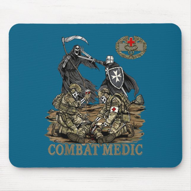 Tapis De Souris Conception de vétéran de doc survivant médecin de  (Devant)