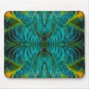 Tapis De Souris Conception des plumes de Kaleidoscope
