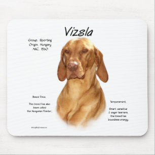 Tapis De Souris Conception d'histoire de Vizsla