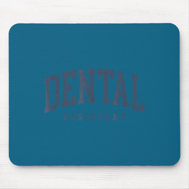 Tapis De Souris Conception d'hygiéniste assistante dentaire certif (Devant)