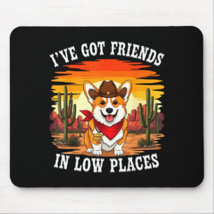 Tapis De Souris Conception drôle de Corgi pour hommes femmes enfan