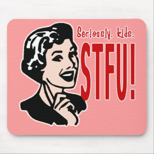 Tapis De Souris Conception drôle du jour de mère