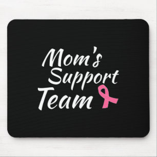 Tapis De Souris Conception du cancer du sein Moms Soutien de l'équ