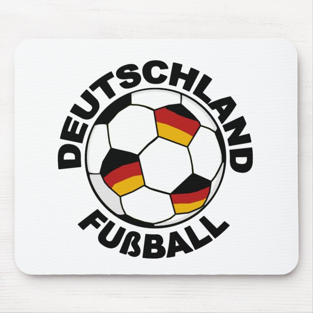 Tapis De Souris Conception du Deutschland Fußball (Devant)