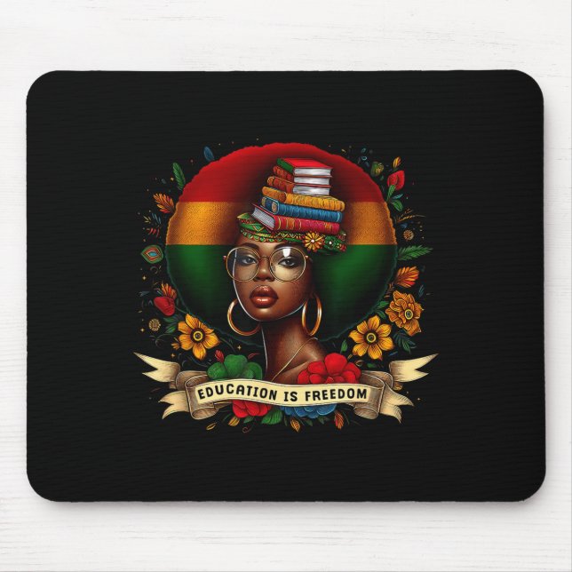 Tapis De Souris Conception du Mois de l'Histoire des Noirs pour la (Devant)