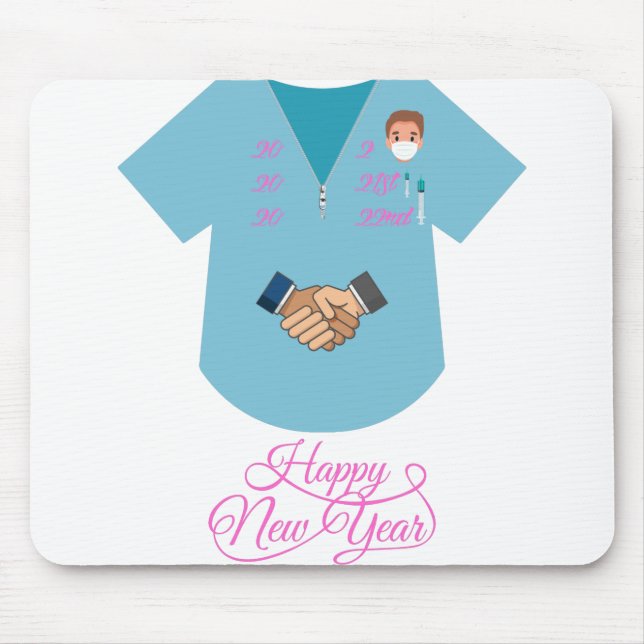 Tapis De Souris Conception du vaccin (Devant)