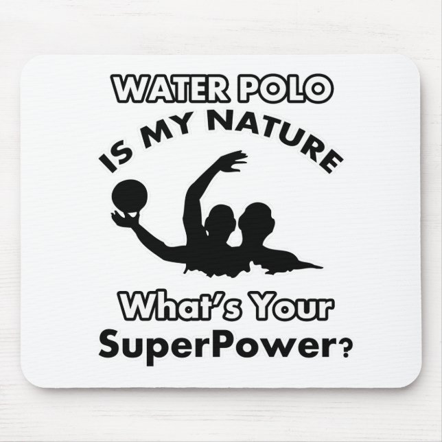 Tapis De Souris conception du water polo (Devant)