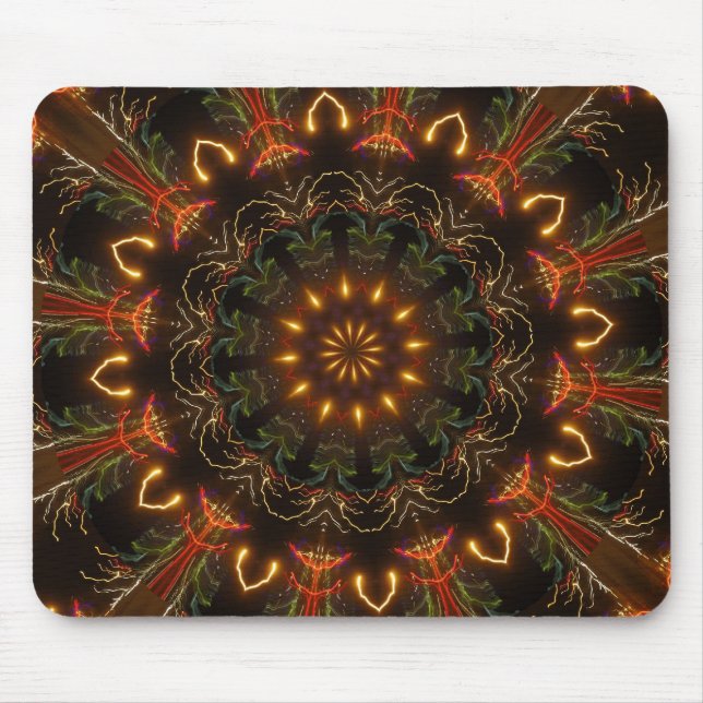 Tapis De Souris Conception électrique fraîche d'art (Devant)