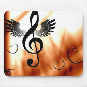 Tapis De Souris Conception élégante Mousepad de musique