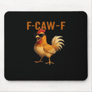 Tapis De Souris Conception esthétique classique de poulet F-Caw-F