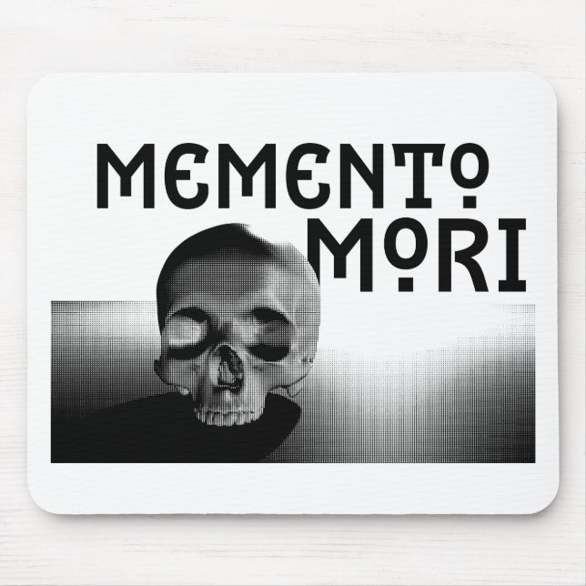 Tapis De Souris Conception Memento Mori (Devant)
