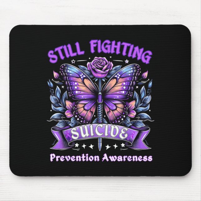 Tapis De Souris Conception Papillon (Devant)