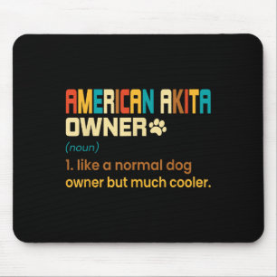 Tapis De Souris Conception pour amateur d'Akita américain - Cadeau