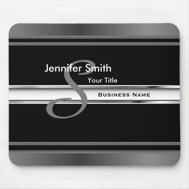 Tapis De Souris Conception professionnelle Monogramme (Devant)