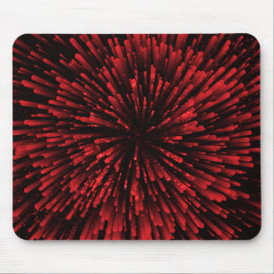 Tapis De Souris Conception rouge fraîche d'explosion