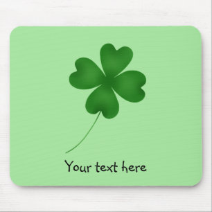 Tapis De Souris Conception simple de shamrock