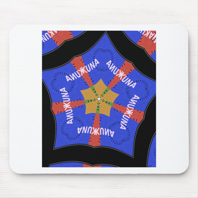 Tapis De Souris Conception Tribale Africaine : Hakuna Matata (Devant)