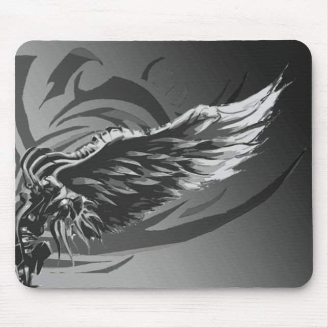 Tapis De Souris conception tribale d'aile (Devant)